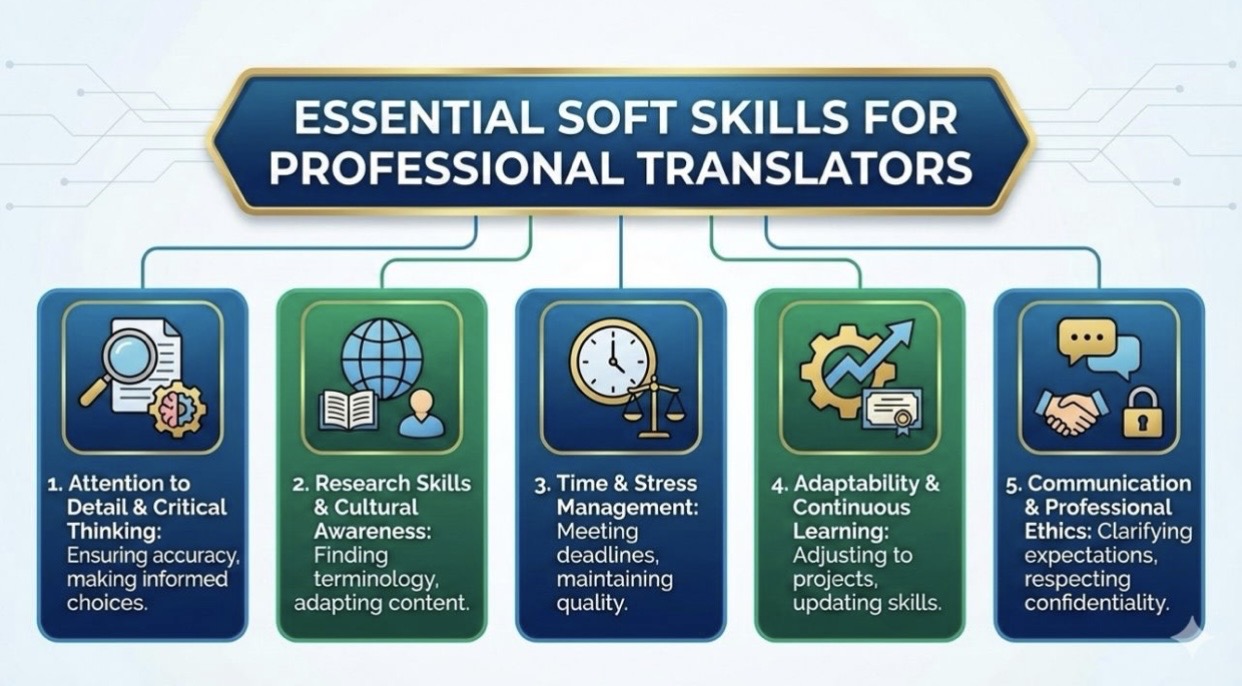 Essential soft skills for professional translators