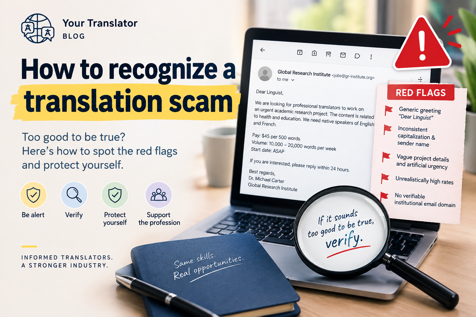 How to recognize a translation scam